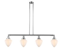 Innovations Lighting 214-PC-G661-7-LED - Bullet - 4 Light - 50 inch - Polished Chrome - Stem Hung - Adjustable Island Light