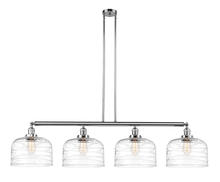 Innovations Lighting 214-PC-G713-L-LED - Bell - 4 Light - 54 inch - Polished Chrome - Stem Hung - Adjustable Island Light