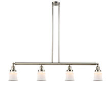 Innovations Lighting 214-PN-G181S-LED - Canton - 4 Light - 51 inch - Polished Nickel - Stem Hung - Adjustable Island Light