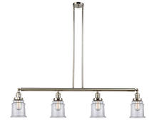 Innovations Lighting 214-PN-G182-LED - Canton - 4 Light - 51 inch - Polished Nickel - Stem Hung - Adjustable Island Light