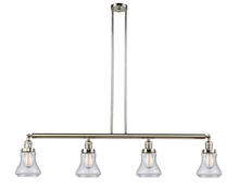 Innovations Lighting 214-PN-G194-LED - Bellmont - 4 Light - 51 inch - Polished Nickel - Stem Hung - Adjustable Island Light