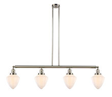 Innovations Lighting 214-PN-G661-7-LED - Bullet - 4 Light - 50 inch - Polished Nickel - Stem Hung - Adjustable Island Light