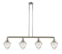 Innovations Lighting 214-PN-G664-7-LED - Bullet - 4 Light - 50 inch - Polished Nickel - Stem Hung - Adjustable Island Light