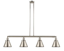 Innovations Lighting 214-PN-M13-PN-LED - Appalachian - 4 Light - 52 inch - Polished Nickel - Stem Hung - Adjustable Island Light