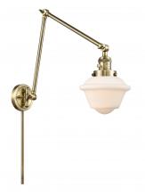 Innovations Lighting 238-AB-G531-LED - Oxford - 1 Light - 8 inch - Antique Brass -Adjustable Swing Arm