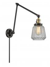  238-BAB-G142 - Chatham - 1 Light - 8 inch - Black Antique Brass - Swing Arm