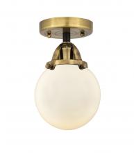 Innovations Lighting 288-1C-BAB-G201-6-LED - Beacon - 1 Light - 6 inch - Black Antique Brass - Semi-Flush Mount