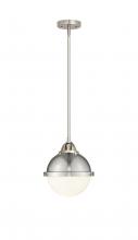Innovations Lighting 288-1S-SN-HFS-81-SN-LED - Hampden - 1 Light - 9 inch - Brushed Satin Nickel - Cord hung - Mini Pendant