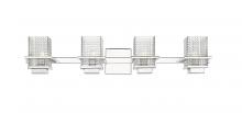 Innovations Lighting 310-4W-PC-CL-LED - Wellfleet - 4 Light - 33 inch - Polished Chrome - Bath Vanity Light