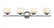 Innovations Lighting 311-4W-PC-CLW-LED - Laguna - 4 Light - 33 inch - Polished Chrome - Bath Vanity Light