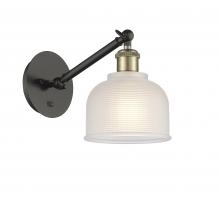 Innovations Lighting 317-1W-BAB-G411-LED - Dayton - 1 Light - 6 inch - Black Antique Brass - Adjustable Sconce