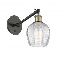 Innovations Lighting 317-1W-BAB-G462-6-LED - Norfolk - 1 Light - 6 inch - Black Antique Brass - Adjustable Sconce