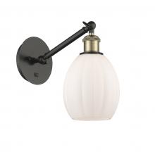 Innovations Lighting 317-1W-BAB-G81-LED - Eaton - 1 Light - 6 inch - Black Antique Brass - Adjustable Sconce