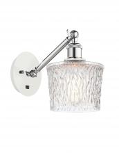 Innovations Lighting 317-1W-WPC-G402-LED - Niagara - 1 Light - 7 inch - White Polished Chrome - Adjustable Sconce