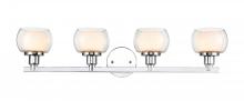 Innovations Lighting 330-4W-PC-CLW-LED - Cairo - 4 Light - 31 inch - Polished Chrome - Bath Vanity Light
