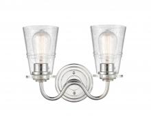 Innovations Lighting 421-2W-PC-SDY-LED - Scarlett - 2 Light - 14 inch - Polished Chrome - Bath Vanity Light