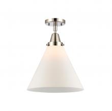Innovations Lighting 447-1C-PN-G41-L - Cone - 1 Light - 12 inch - Polished Nickel - Flush Mount