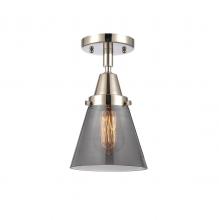 Innovations Lighting 447-1C-PN-G63-LED - Cone - 1 Light - 6 inch - Polished Nickel - Flush Mount