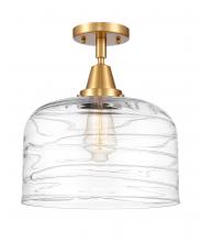 Innovations Lighting 447-1C-SG-G713-L-LED - Bell - 1 Light - 12 inch - Satin Gold - Flush Mount