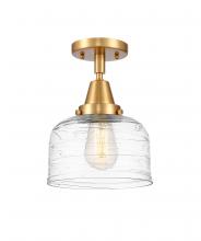 Innovations Lighting 447-1C-SG-G713-LED - Bell - 1 Light - 8 inch - Satin Gold - Flush Mount