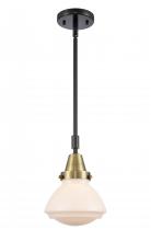 Innovations Lighting 447-1S-BAB-G321-LED - Olean - 1 Light - 7 inch - Black Antique Brass - Mini Pendant