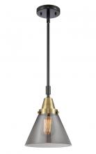 Innovations Lighting 447-1S-BAB-G43-LED - Cone - 1 Light - 8 inch - Black Antique Brass - Mini Pendant