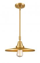 Innovations Lighting 447-1S-SG-MFR-SG-12-LED - Appalachian - 1 Light - 12 inch - Satin Gold - Mini Pendant