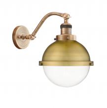 Innovations Lighting 515-1W-BB-HFS-82-BB-LED - Hampden - 1 Light - 9 inch - Brushed Brass - Adjustable Sconce