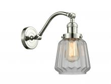  515-1W-PN-G142 - Chatham - 1 Light - 7 inch - Polished Nickel - Sconce