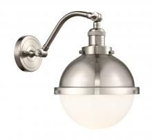 Innovations Lighting 515-1W-SN-HFS-81-SN-LED - Hampden - 1 Light - 9 inch - Brushed Satin Nickel - Adjustable Sconce