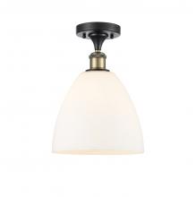 Innovations Lighting 516-1C-BAB-GBD-91-LED - Bristol - 1 Light - 9 inch - Black Antique Brass - Semi-Flush Mount