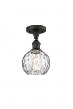 Innovations Lighting 516-1C-OB-G1215-6-LED - Athens Water Glass - 1 Light - 6 inch - Oil Rubbed Bronze - Semi-Flush Mount