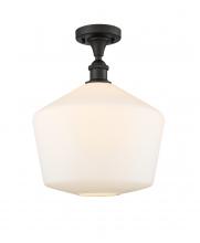 Innovations Lighting 516-1C-OB-G651-12-LED - Cindyrella - 1 Light - 12 inch - Oil Rubbed Bronze - Semi-Flush Mount