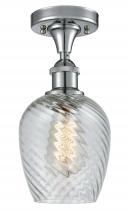 Innovations Lighting 516-1C-PC-G292-LED - Salina - 1 Light - 6 inch - Polished Chrome - Semi-Flush Mount