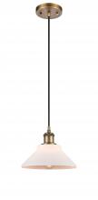 Innovations Lighting 516-1P-BB-G131 - Orwell - 1 Light - 8 inch - Brushed Brass - Cord hung - Mini Pendant