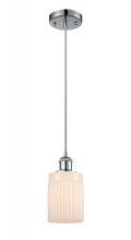 Innovations Lighting 516-1P-PC-G341-LED - Hadley - 1 Light - 5 inch - Polished Chrome - Cord hung - Mini Pendant