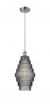 Innovations Lighting 516-1P-PC-G673-8-LED - Cascade - 1 Light - 8 inch - Polished Chrome - Cord hung - Mini Pendant