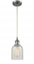  516-1P-SN-G2511 - Caledonia - 1 Light - 5 inch - Brushed Satin Nickel - Cord hung - Mini Pendant