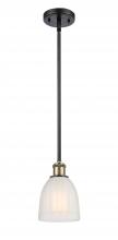 Innovations Lighting 516-1S-BAB-G441-LED - Brookfield - 1 Light - 6 inch - Black Antique Brass - Mini Pendant