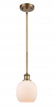 Innovations Lighting 516-1S-BB-G101 - Belfast - 1 Light - 6 inch - Brushed Brass - Mini Pendant