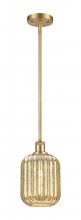 Innovations Lighting 516-1S-SG-G460-7ME - Preston Cylinder - 1 Light - 7 inch - Satin Gold - Stem hung - Mini Pendant