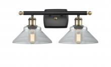 Innovations Lighting 516-2W-BAB-G132 - Orwell - 2 Light - 18 inch - Black Antique Brass - Bath Vanity Light