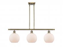 Innovations Lighting 516-3I-AB-G121-LED - Athens - 3 Light - 36 inch - Antique Brass - Cord hung - Island Light