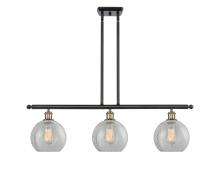 Innovations Lighting 516-3I-BAB-G125 - Athens - 3 Light - 36 inch - Black Antique Brass - Cord hung - Island Light