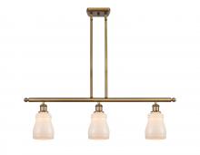 Innovations Lighting 516-3I-BB-G391-LED - Ellery - 3 Light - 36 inch - Brushed Brass - Cord hung - Island Light