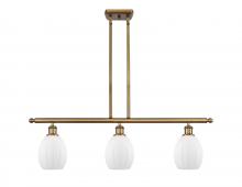 Innovations Lighting 516-3I-BB-G81-LED - Eaton - 3 Light - 36 inch - Brushed Brass - Cord hung - Island Light
