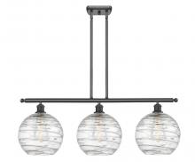 Innovations Lighting 516-3I-OB-G1213-10-LED - Athens Deco Swirl - 3 Light - 37 inch - Oil Rubbed Bronze - Cord hung - Island Light