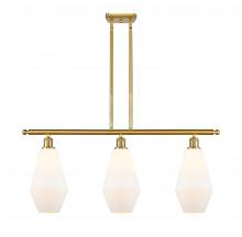 Innovations Lighting 516-3I-SG-G651-7-LED - Cindyrella - 3 Light - 36 inch - Satin Gold - Cord hung - Island Light