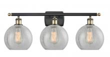 Innovations Lighting 516-3W-BAB-G125 - Athens - 3 Light - 28 inch - Black Antique Brass - Bath Vanity Light