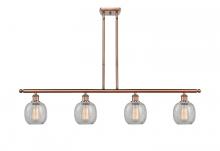 Innovations Lighting 516-4I-AC-G105 - Belfast - 4 Light - 48 inch - Antique Copper - Cord hung - Island Light